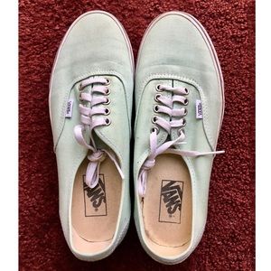 Teal Vans!